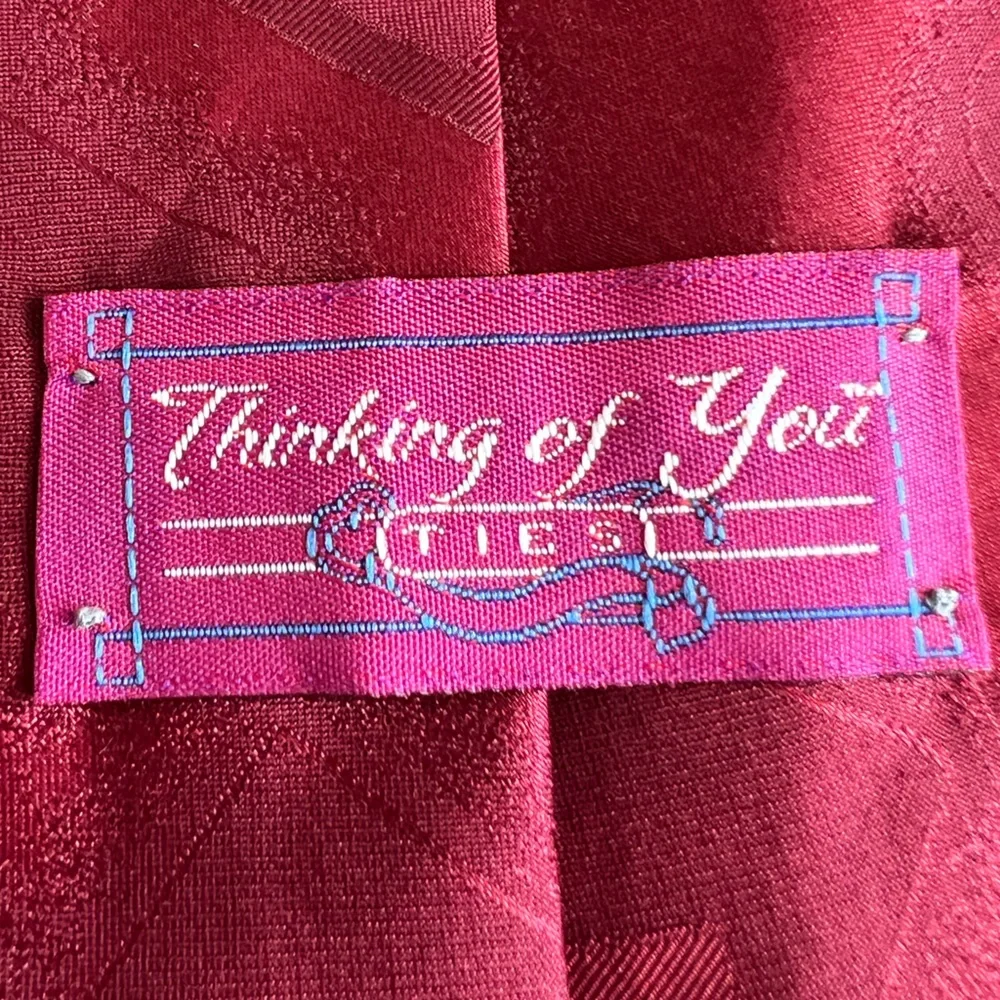 Thinking of You necktie men’s formal wear tie vintage Dads‎ sports TV colorful